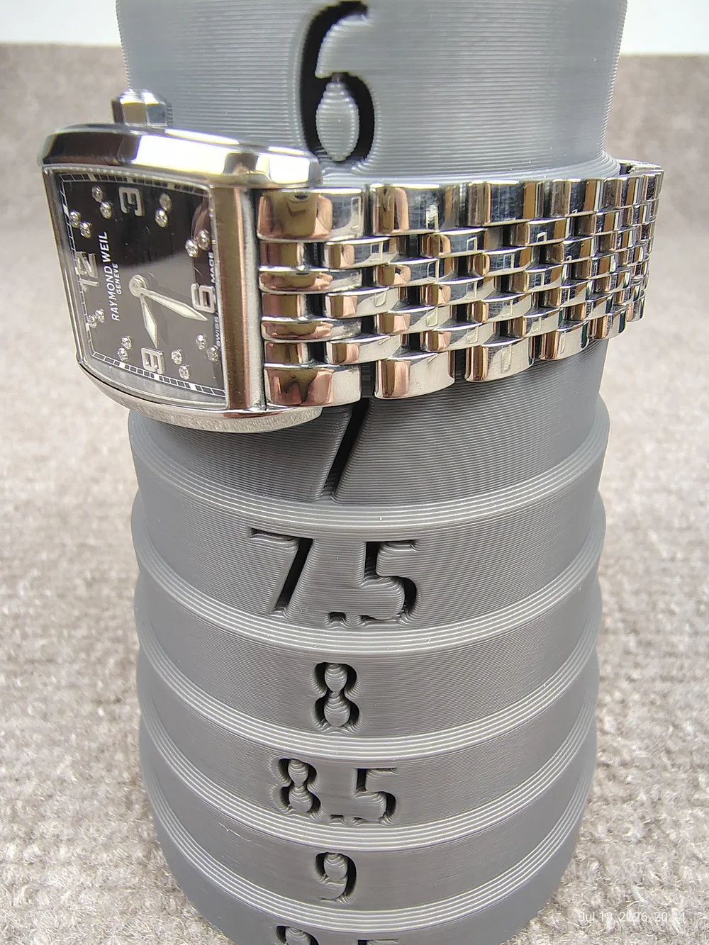 Women's Raymond Weil Don Giovanni 5976 Black Diamond Stainless S Quartz 23mm